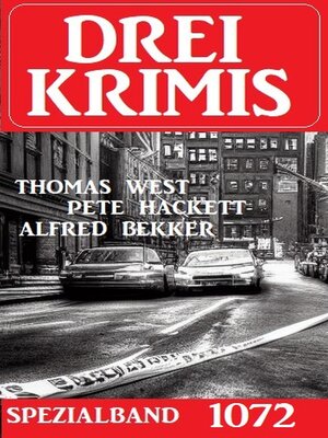 cover image of Drei Krimis Spezialband 1072